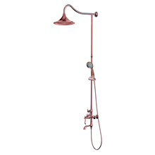 Bathroom Rain Shower Set Hand Shower Rose Gold